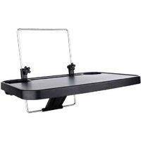 Black ABS Foldable Car Storage Table - Multi-Function, 8kg Capacity