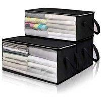 Large Modular Underbed Storage Box - Thickened Non-Woven, Dustproof, Stackable