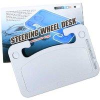 Car Steering Wheel Storage Table - Portable, Durable Plastic, Space-Saving Design