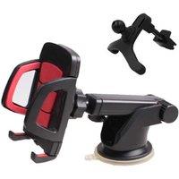 Universal Car Phone Holder - Dual Mount, Lightweight, Adjustable