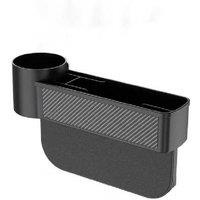 Car Gap Storage Box Black - Universal Fit, Anti-Slip, Compact 26cm