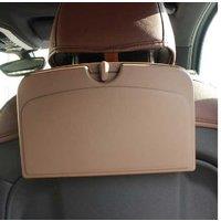 ABS Plastic Car Seat Back Storage Tray - Multi-Function, Space-Saving, 29x19x25cm