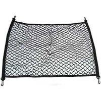 Black Nylon Car Boot Storage Net - Universal, Heavy-Duty, Adjustable
