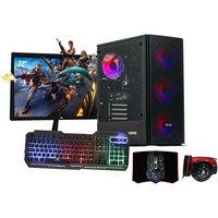 Ryzen 3 3100 RX 560 RGB Gaming PC Bundle - Only PC or 3 Bundle Options w/ Monitor