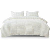 Super Soft Luxury Faux Fur Box Duvet Cover - 3 Sizes & 3 Colours