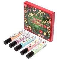 Christmas Perfume Gift Box Set w/ 5 Festive 10ml Perfume Bottles