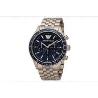 Men's Emporio Armani AR6072 Tazio Chronograph Stainless Steel Watch!