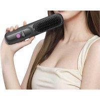 Portable Rechargeable Wireless Hair Straightener Comb - For All Hair Types, Anti-Frizz & Travel-Friendly