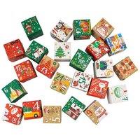 24-Day DIY Christmas Advent Calendar Gift Box Set - Festive Countdown for Kids & Families