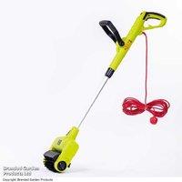 Electric Patio Multi Cleaning Tool - 500W Motor, 3 Interchangeable Brushes, Adjustable Telescopic Pole