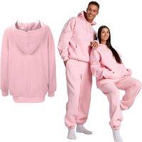 Unisex Red Unisex Comfort Hoodie with Built-In Eye Mask or Set w/ Joggers - 7 Sizes & 6 Colours