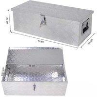 Aluminium Storage Trunk - Durable, Lockable, Multi-Purpose, 74cm