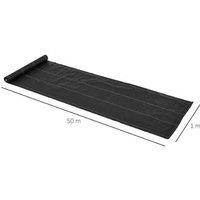 Premium Heavy-Duty Weed Barrier Landscape Fabric - 1m x 50m, High-Density Woven, Eco-Friendly