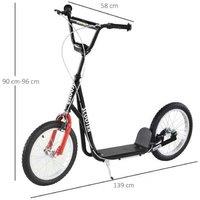 Kids Adjustable Steel Frame Scooter - Non-Slip Deck, Dual Brake, 100kg Capacity
