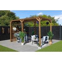 Modern & Traditional Wooden Pergolas For Outdoor Gardens - 5 Sizes