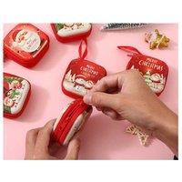 6Pcs Christmas Coin Purse Gift Set for Kids - Festive Mini Zipper Bags, Stocking Fillers