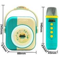 Wireless Bluetooth Christmas Karaoke Machine Gift Set - Portable Singing Toy for Kids & Family
