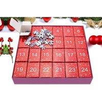 Kids Jigsaw Puzzle Advent Calendar - 24 Days, 1008 Pieces, Family Christmas Countdown