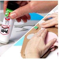 Pritt Glue Sticks & Sellotape Bundle - Heavy-Duty Adhesive Set, 43g Glue Sticks (8 Pack) + 24mm x 50m Tape for Home DIY & Crafts