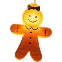 Battery-Operated Gingerbread Men Christmas String Lights - Festive LED Indoor Garland (3m/6m)