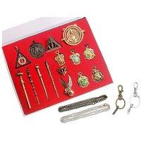 Magic Academy Christmas Pendant Gift Set - 14 Charms & DIY Necklace Kit