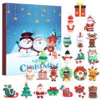 Christmas 24-Day Countdown Advent Calendar with Festive Ornaments - Family Holiday Decoration