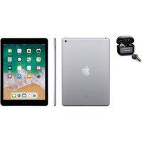 Apple iPad 6th Gen 32GB with Lenovo LP40 Wireless Headphones Bundle