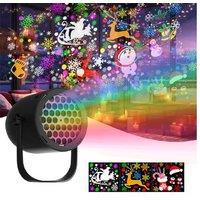 USB LED Christmas Projector Light - Festive Indoor/Outdoor Holiday Decoration