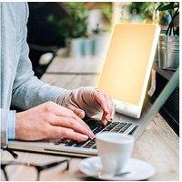 USB Powered Touch Control Dual-Color LED SAD Table Lamp - Adjustable Brightness, Modern White
