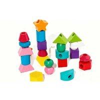 Kids Lacing Beads Sequencing STEM Building Set - Educational Wooden Toy for Ages 4+