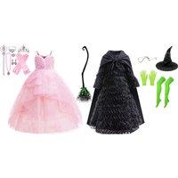 Magical Wicked Elphaba and Glinda Costumes with Accessories