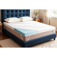 Soft Bamboo Memory Foam Mattress Topper - 5 Sizes & Up to 5cm Thickness!