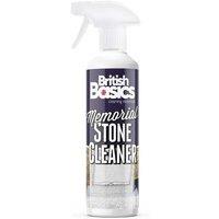 BritishBasics Memorial Headstone Cleaner - Streak-Free, Non-Abrasive Stone Cleaner, 500ml