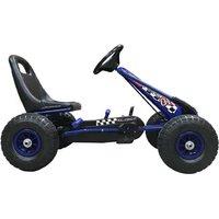 Kiddo Racer Pedal Go-Kart for Kids (Ages 4-8) - Outdoor Ride-On Toy, Adjustable Seat, Sturdy Steel Frame