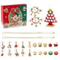 Christmas Advent Calendar Bracelet DIY Jewelry Blind Box - 24 Surprises for Kids & Teens