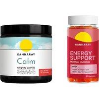 Cannaray Calm CBD and Energy Vitamin Gummies Bundle for Daily Wellness