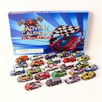 Kids Race Car Toy Advent Calendar - 24 Surprises for Christmas Countdown
