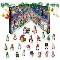 Christmas Santa & Dwarf Kids Advent Calendar - Festive Figurine Countdown