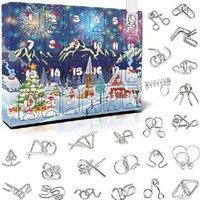 Lupin Lock Puzzle 24-Day Advent Calendar - Brain Teaser Gift for Kids & Adults