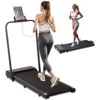 Foldable Electric Walking & Running Treadmill - Adjustable Speed, LCD Display, Compact Home Gym Equipment