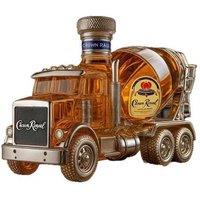 Handcrafted Glass Mixer Truck Decorative Whiskey Bottle - Collectible Home Barware, 320ml