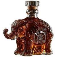 Animal-Shaped Hand-Blown Borosilicate Glass Decorative Bottle - Unique Home Bar Ornament, 125ml