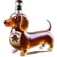 Glass Dachshund Decorative Wine Bottle Decanter - Handcrafted Bar Art, Borosilicate Glass, 5 Styles