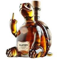 Personalised Hand-Blown Glass Turtle Whiskey Bottle - Unique Decorative Home Barware