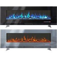 PRICE DROP! Wall Mounted Electric Fireplace with Remote - 9 Colour Flames!