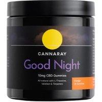 Cannaray Good Night CBD Gummies with Valerian, Lavender and Chamomile