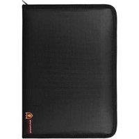 Fireproof A4 Document Folder - Silicone Fibreglass, Water & Fire Resistant, 12-Pocket Safe Organiser
