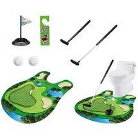 Toilet Golf Game - Indoor Mini Golf Set for Bathroom Fun, Skill Practice & Family Games