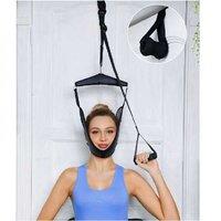 Cervical Neck Traction Device - Ergonomic Neck Stretcher Hammock, Adjustable, High-Strength Polyester, Portable Relief