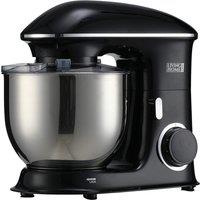 7-Quart Black Countertop Stand Mixer with Attachments - Quiet 1400W Motor